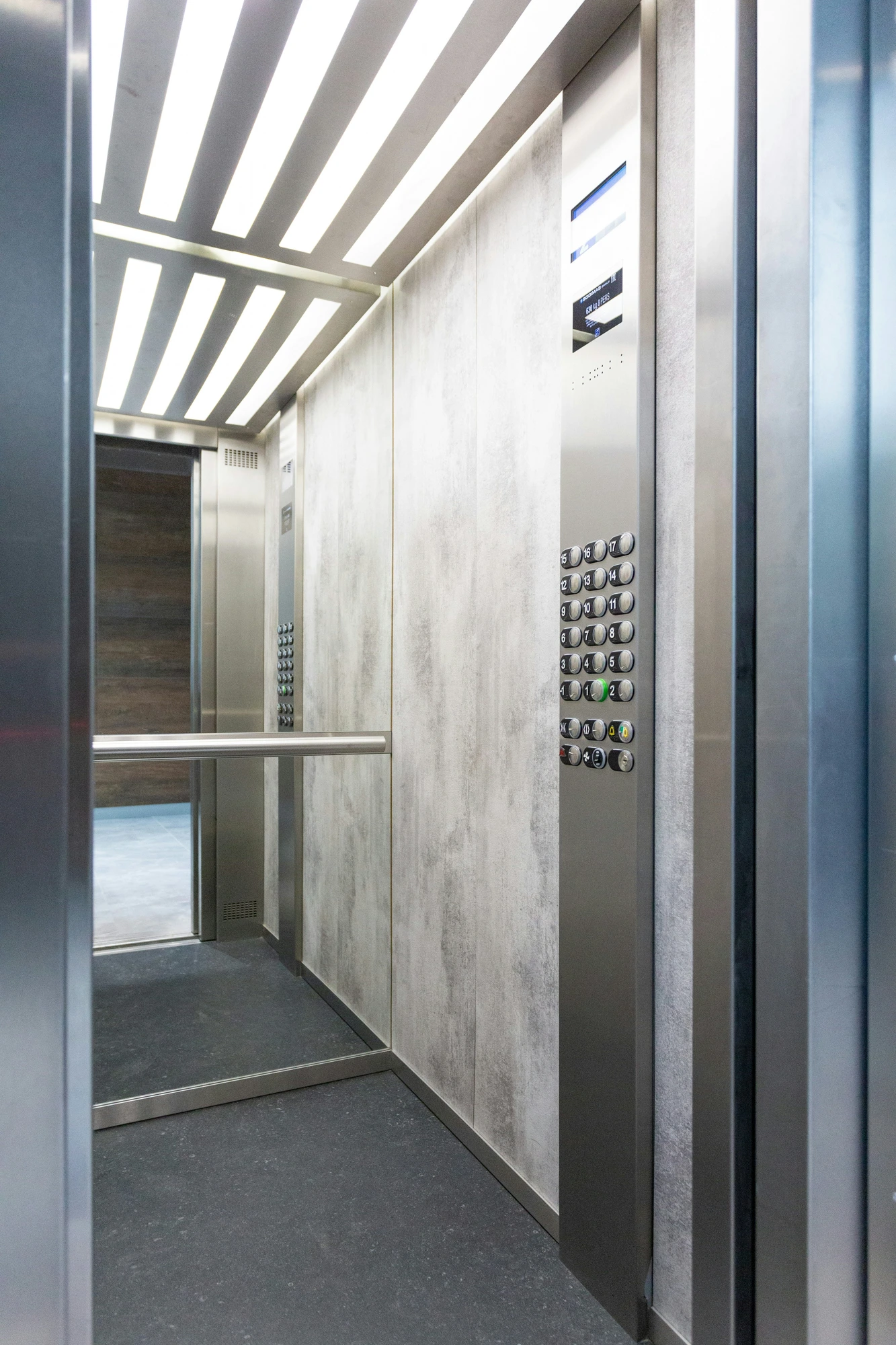 Vila passenger elevator cabin interior