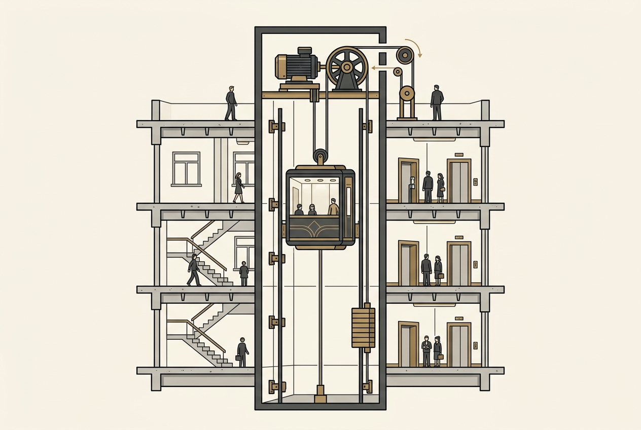 Hydraulic vs Traction Elevators: The Real Differences (With Diagrams)